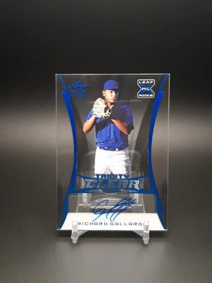 2020 Leaf Trinity Clear Auto Platinum /25 Richard Gallardo #CA-RG3 Auto - Image 1 of 2