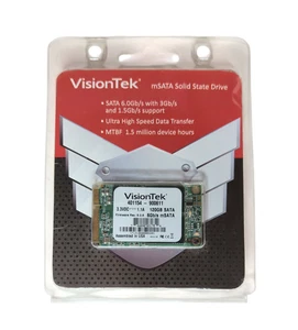 VisionTek 900611 mSata 125GB SSD 6Gb/s 3.3VDC Ultra High Speed Data Transfer - Picture 1 of 8