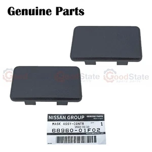 GENUINE Nissan 200SX Silvia S14 Civilian W41 Dash Surround Switch Blank x2 - Picture 1 of 3