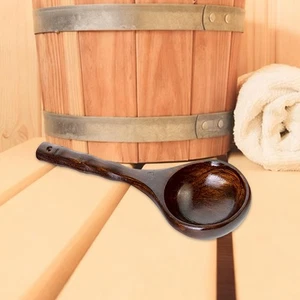 Sauna Ladle Simple Easy to Use Practical Smooth Aesthetic Wooden Water Spoon - Picture 1 of 6