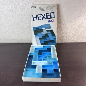 1984 Hi Q Collection Hexed Puzzle Game No07115 By Ideal Complete - Picture 1 of 10