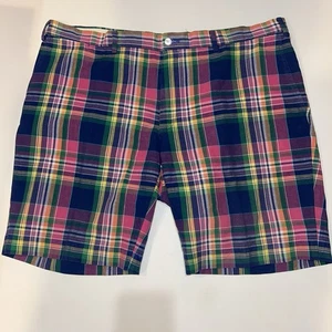 Polo Ralph Lauren Shorts Herren 42 kariert indisch Madras pink kariert adrett Coastal - Bild 1 von 11