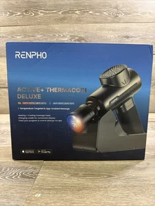 RENPHO Massage Gun Deep Tissue Heat and Cold, Percussion Massage Gun Bluetooth - Picture 1 of 14