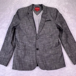 GUESS Large Blazer Jacket Heather Gray (Style#: X1ON11RA7O0) - Picture 1 of 12