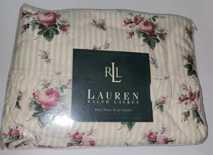 NOS Vintage Ralph Lauren Twin Flat Sheet Beach House - Picture 1 of 2