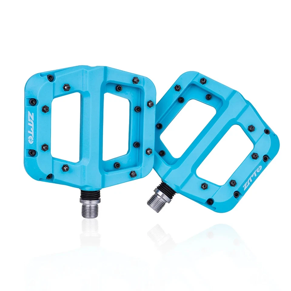 Rodamientos MTB Pedal Plano Ultraligero AM XC Montaña BMX Bicicleta Antideslizante Nylon Pedal Foto 1 de 4