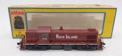 Atlas 8101 HO Gauge Custom Rock Island RS-1 Diesel Engine #475/Box - Image 1 of 4