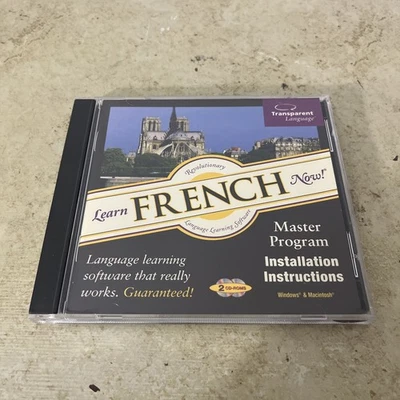 LEARN FRENCH NOW CD-ROM - WINDOWS/MAC Version 7 - Image 1 of 4