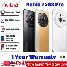 ZTE Nubia Z50S Pro 256GB/1TB RAM 6.78" 50.0MP SD8Gen2 5G Global Version Dual SIM