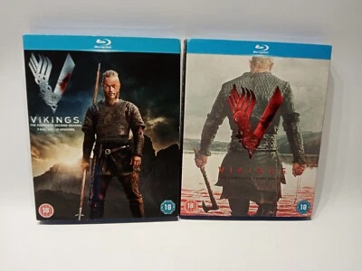 Vikings Complete Seasons 2 & 3 Blu-Ray's 2013-2015 3 Disc Sets - Image 1 of 4