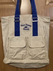 Walt Disney World 1971 Canvas Schultertasche Handtasche Strandtasche Beuteltasche - Bild 1 von 9