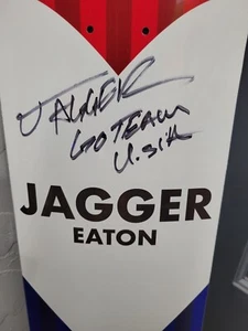2024 OLYMPICS TEAM Jagger Eaton Skateboard, SIGNED SILVER STREET NEW Go Team USA - Picture 1 of 6
