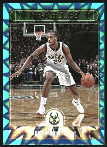 2017-18 Hoops Teal Explosion #14 Khris Middleton