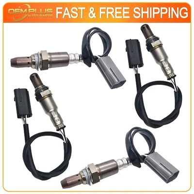 Sensor de oxígeno O2 aguas arriba+aguas abajo 4 piezas para Nissan 370Z Infiniti G37 2009 2010 3,7 L Foto 1 de 4