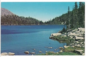 GRANITE LAKE Crazy Cabinet Mountains Big Timber Southern Montana Postcard MT - Picture 1 of 2