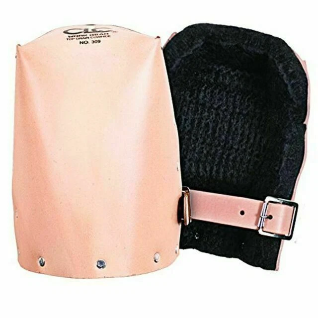 Custom Leathercraft - 309 Leather Heavy Duty Kneepads - Tan - Image 1 of 1