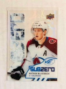 2017-18 Upper Deck Ice Sub Zero #SZ25 Nathan MacKinnon Colorado Avalanche **