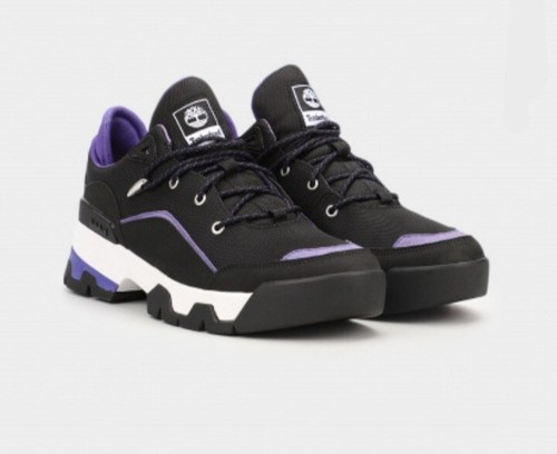 Timberland Donna Euro Swift Low Hiker maglia nera con viola 0A2G96 001 taglia: 7 5