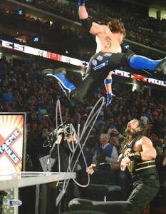 AJ Styles Signed 11x14 Photo BAS Beckett COA WWE Extreme Rules Picture Autograph - Picture 1 of 4