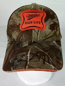 Gorra Miller High Life naranja parche ligo camuflaje para hombre 100 % algodón - Imagen 1 de 9