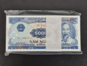 100PCS Vietnam 5000 Dong VND BANKNOTE CURRENCY UNC 1991 - Picture 1 of 1