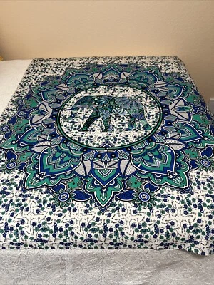 Tapices colgantes de pared de elefante indio mantel hippie playa decoración Foto 1 de 4