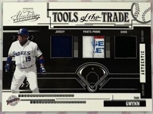2005 Tony Gwynn Playoff Absolute Game Used Jersey 3CLR Pants Prime & Shoe 1/1