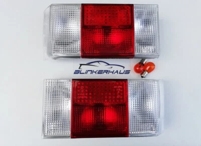 大众 RABBIT/GOLF MK1 - 1981 CABRIO GTI AIGNER 经典线条透明/红色尾灯套装 — 第 1/3 张图片