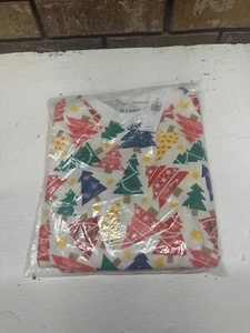 Old Navy Gender-Neutral Kids Large (10) Christmas Trees Snug-Fit Pajama Set NWT - Picture 1 of 2