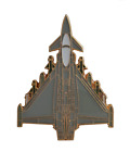 Eurofighter Typhoon Plan View Royal Air Force RAF Pin Badge