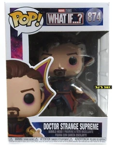 Funko Pop Marvel What If..? DOCTOR STRANGE SUPREME Bobble Head Figure #874 New - Bild 1 von 5
