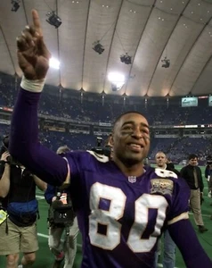 Minnesota Vikings Cris Carter Glossy 8x10 Photo NFL Football Print - Picture 1 of 1