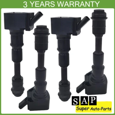 Bobinas de encendido 4 piezas 31312514 para Volvo S60 S90 V60 V90 XC40 XC60 2,0 L 2015-2020 Foto 1 de 4