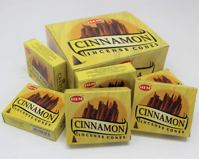 Conos de incienso canela: elige 30 60 100 o 120, marca HEM ¡Envío gratuito! Foto 1 de 4