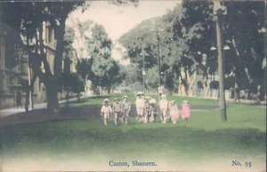 CHINA Guangzhou Canton Shameen family 1910s PC - Imagen 1 de 2