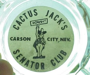 Cactus Jacks Casino  - Ashtray  - Carson City, NV - Picture 1 of 1