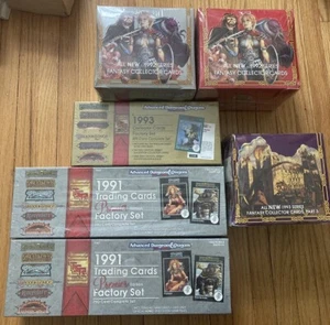 SEALED NEW Advanced Dungeons & Dragons Factory Set 1991 1992 1993 Trading Cards - Picture 1 of 17