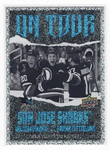 2024-25 UD Series 2 - On Tour William Eklund, Fabian Zetterlund #OT-8 Speckled - Bild 1 von 2