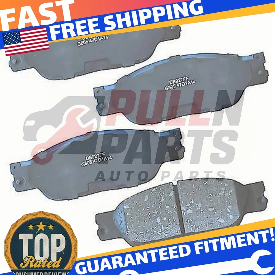 Керамические тормозные колодки премиум-класса Carquest GNAD805 — Ford/Jaguar/Lincoln 99-0 - Изображение 1 из 2