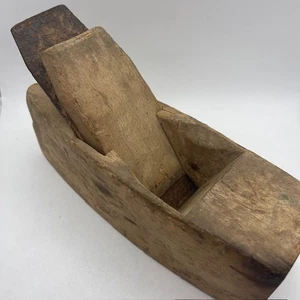 Antique Wood Carpenter’s Hand Plane PrimitiveTool Rustic Decor 19th CJoiner Jack - Picture 1 of 10