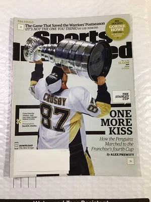 2016 ПИТТСБУРГ ПИНГВИНЫ КУБОК СТАНЛИ ЧЕМПИОНЫ СИДНИ КРОСБИ Sports Illustrated - Изображение 1 из 4