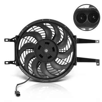 Conjunto de ventilador de refrigeración del radiador con cubierta para GMC C2500 C1500 Suburban K1500 Yukon Foto 1 de 4