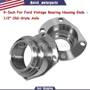 New 9-Inch Fits For Ford Vintage Bearing Housing Ends - 1/2" Old-Style Axle Pair - Picture 1 of 9