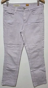 Pilcro Letterpress Anthropologie Stet lavendelfarbene gerade Damenjeans Größe 29 - Bild 1 von 8