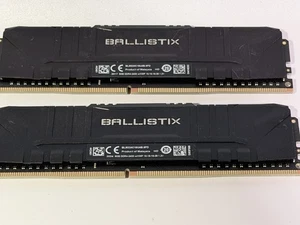 Crucial Ballistix 2024 8GB (2x) DDR4 2400 MHz RAM BL8G24C16U4B.8FD - Picture 1 of 2
