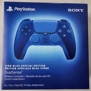 Sony PS5 Icon Blue Special Edition DualSense Controller - Brand New - Picture 1 of 6
