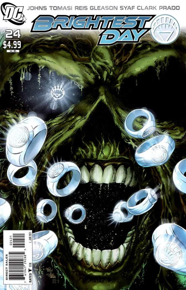 Brightest Day #24A VF/NM; DC | Swamp Thing Variant - w/Bag+Board - Image 1 of 1