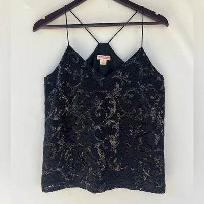 Camisola Brooks Brothers de lentejuelas de vellón rojo. Talla S Foto 1 de 4