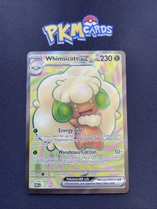 Juego de cartas coleccionables Pokémon Whimsicott White Flare 157/086 ultra raro casi nuevo. - Imagen 1 de 3