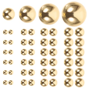 1000 Pezzi Perle Semicircolari Gioielli Casa Nail Art Ornamento - Foto 1 di 12